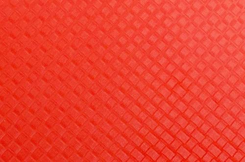 Everbuy Serving Tray Platter; Made Rectangular Shape for Serving Breakfast Drinks Dinner Tea Coffee Snacks; Length 11 Inches X Breadth 14 Inches; Red Colour; Pack of 1 - Image 4
