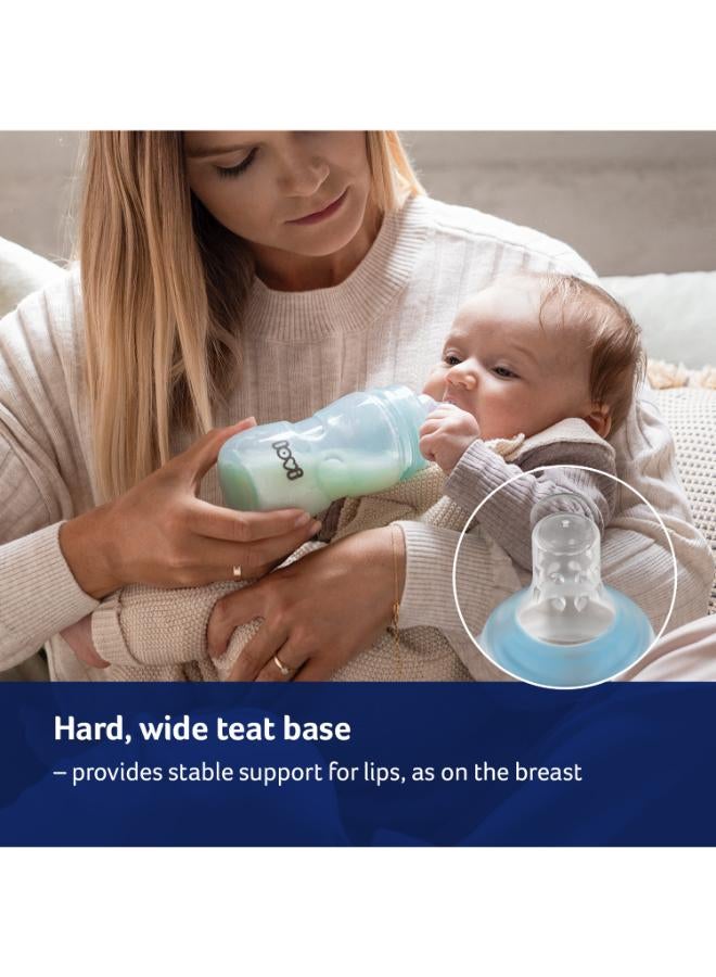 لوفي زجاجة تريندز 120 مل مع حلمة 0 + م-وردي - Image 5