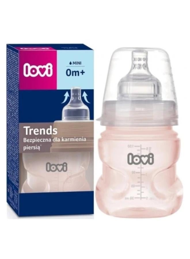 لوفي زجاجة تريندز 120 مل مع حلمة 0 + م-وردي - Image 2