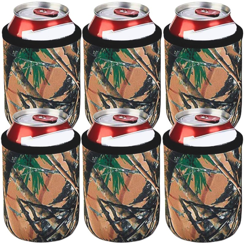 G7 Power TahoeBay Premium Can Sleeves  5mm Thick Neoprene Beer Coolies for Cans  Blank Drink Coolers Camo