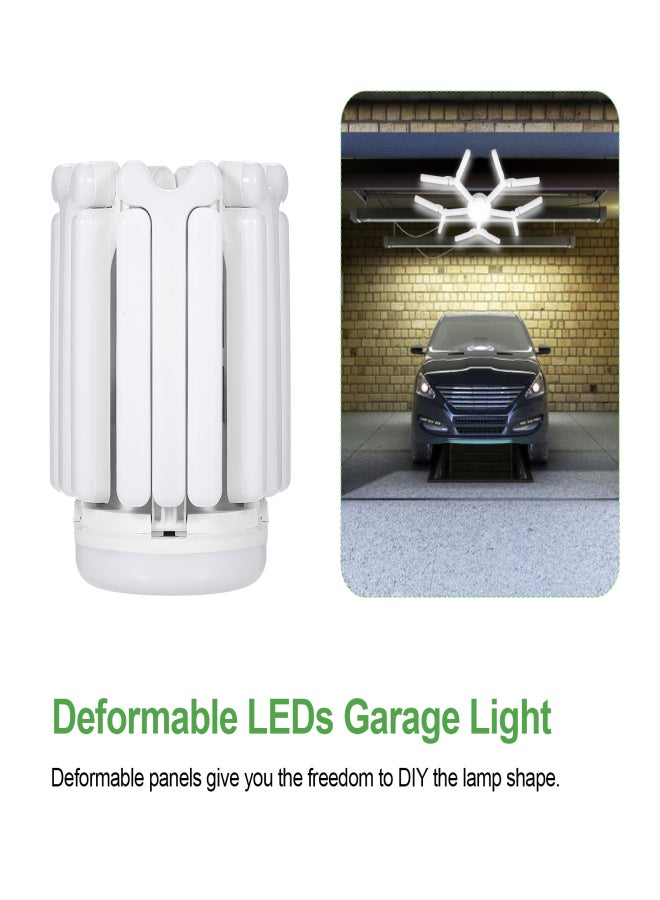 مصابيح LED للجراج، مصابيح قابلة للتشكيل، مصابيح LED فائقة السطوع بقوة 100 وات، مصابيح سقف، مصابيح قبو للجراجات وورش العمل والمستودعات وطاولات العمل وغرف المعيشة - Image 2