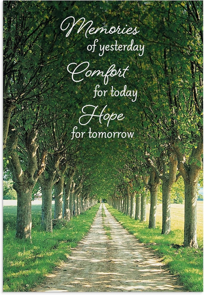 DaySpring  Sympathy  4 Design Assortment with King James Scripture  12 Sympathy Boxed Cards  12 Envelopes U1612 - Image 3