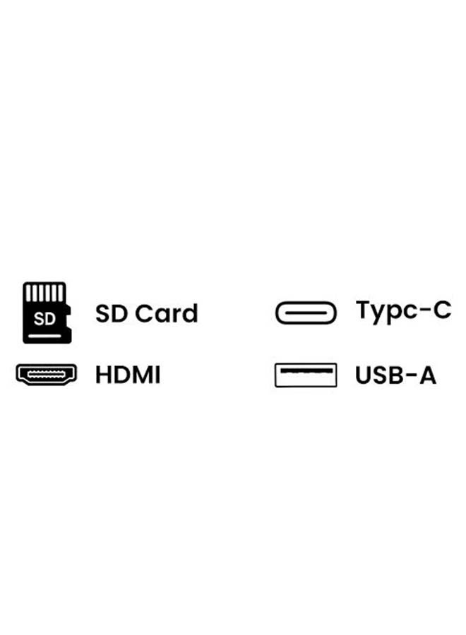 D-Link 5-in-1 USB-C Hub with HDMI And SD/microSD Card Reader grey - Image 3