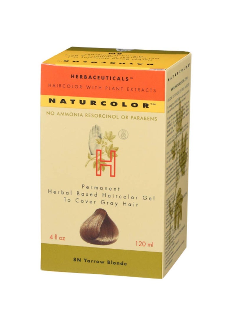 Naturcolor Naturcolor Haircolor - Yarrow Blonde Hair Dye, 4 Fl Oz (8N) 