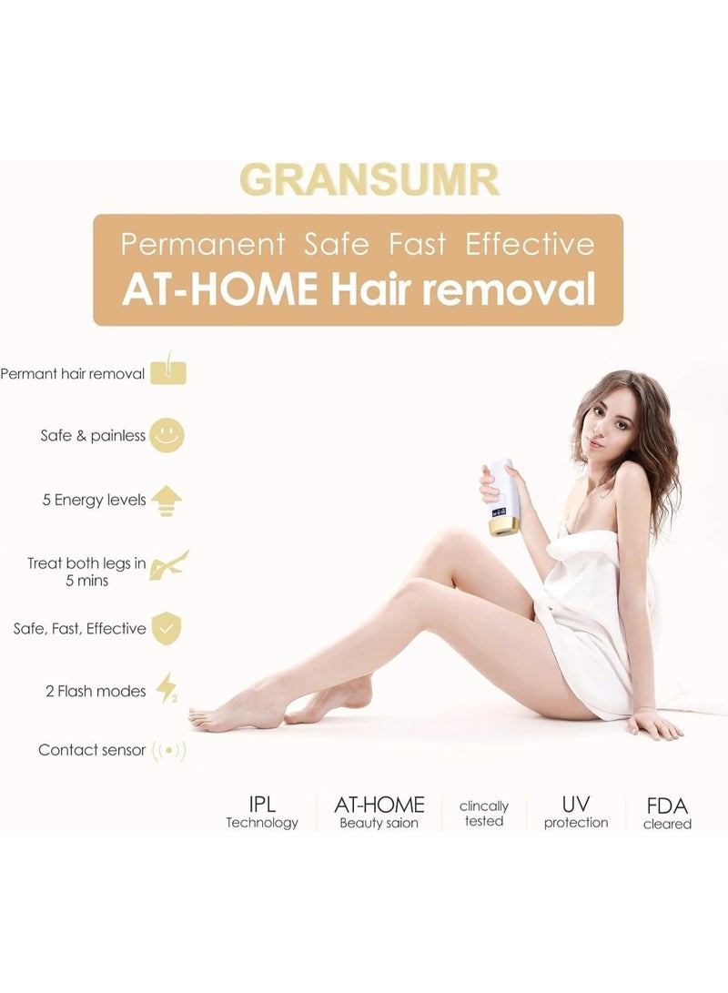 جهاز ازالة الشعر بالليزر، مزيل دائم بدون الم لتقليل نمو الشعر في المنزل لكامل الجسم SE4 - Image 3