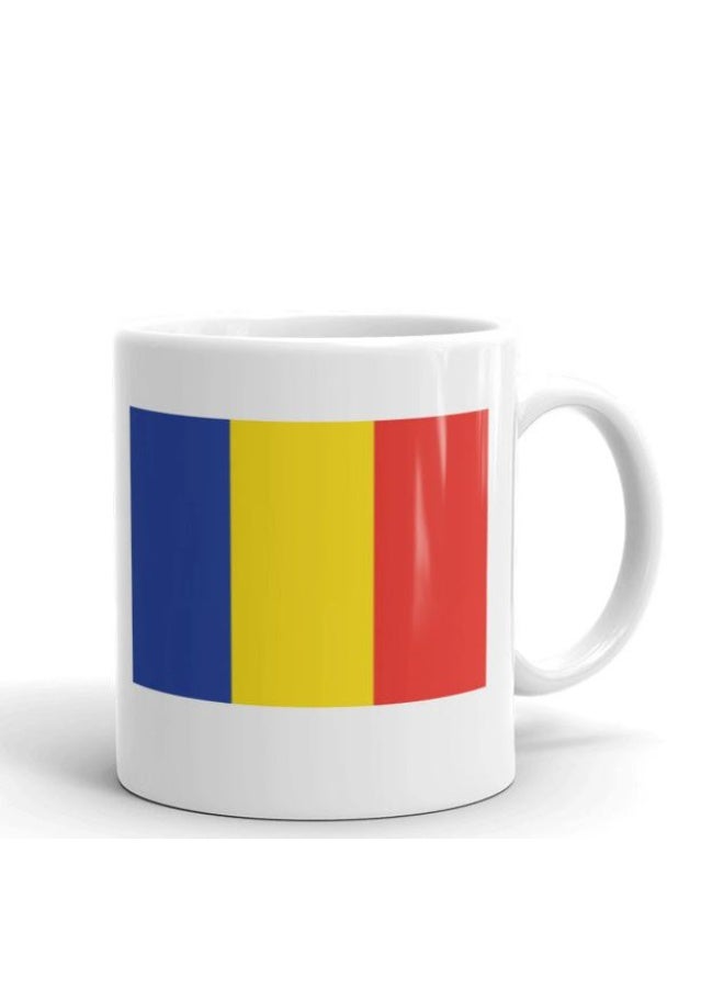Chad Flag Ceramic Coffee Mug
