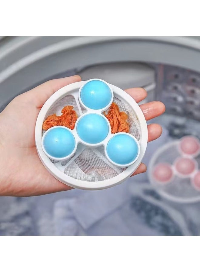 1Pcs Washing Machine Lint Catcher Floating Filter Net Bag Hair Removal Filter Decontamination Laundry Filter Pouch Clothes Cleaning Balls - Image 2
