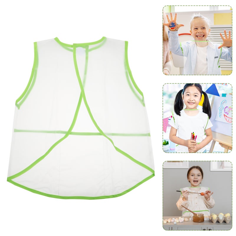 2 pcs Kids Painting Apron Art Smock Children Drawing Apron - Image 2