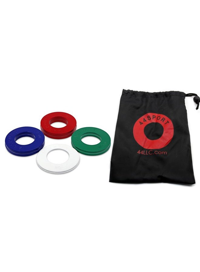 44LLC Olympic Fractional Plates -Pair of 1/4, 1/2, 3/4, 1 lb Weights (8 Plates. Total Weight: 5lbs) - Image 5