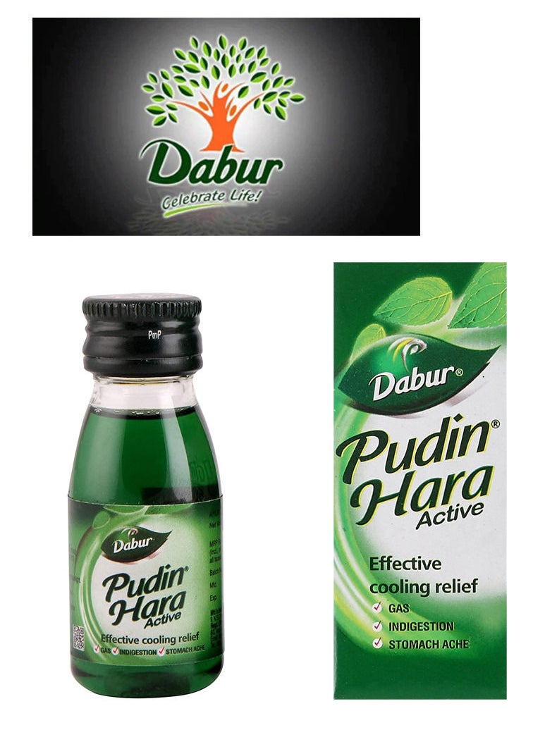 Dabur - Dabur Pudin Hara Active 30ml - Ayurvedic Home Remedies for Gas, Indigestion and Acidity - Image 1