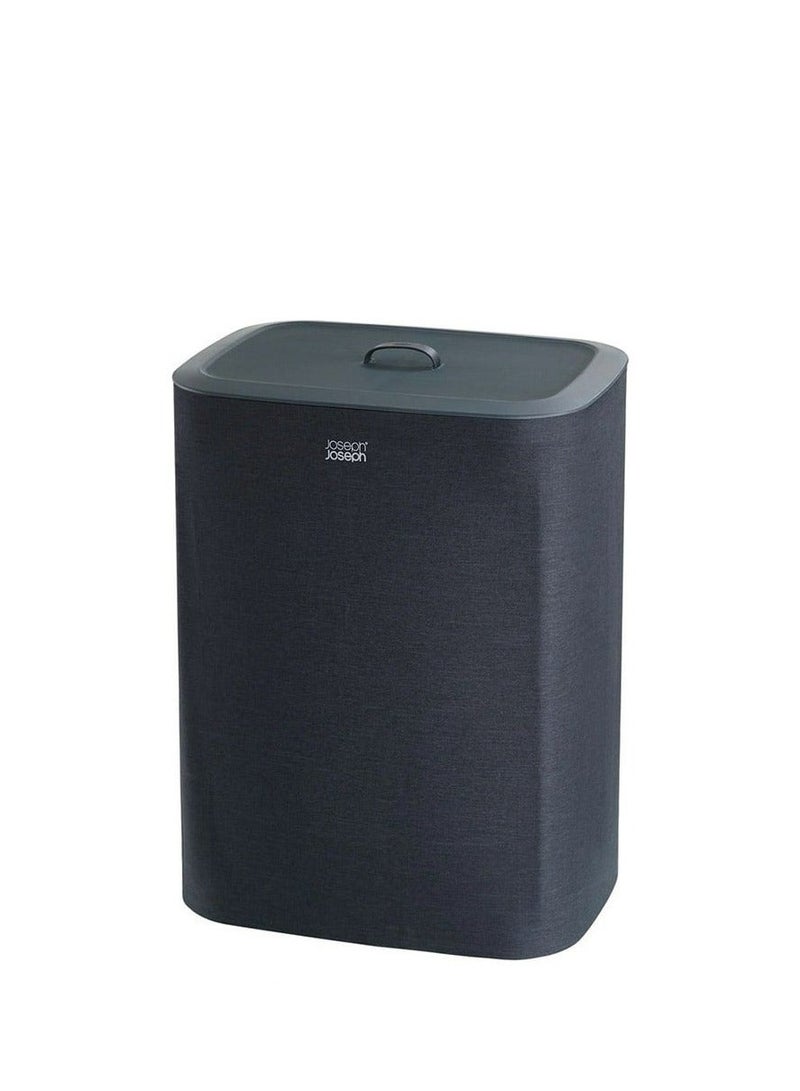 Joseph Joseph Tota 90litre Laundry Hamper Separation Basket with Lid  Black - Image 1