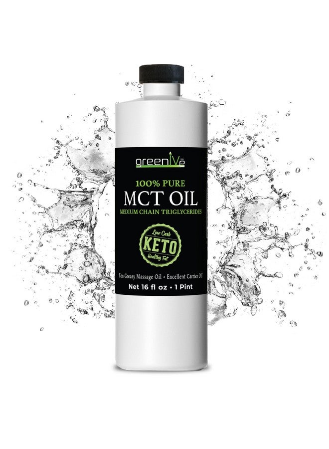GreenIVe MCT Oil Body and Mind Fuel Non GMO 100% Pure MCT (16 Ounce) - Image 1