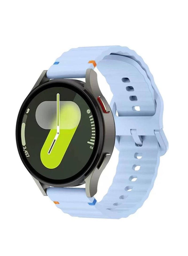 20 mm Silicone Watch Strap, Quick Release Watch Straps for Men and Women, Skin-friendly, Soft, Replacement Strap for 20 mm Compatible with Amazfit/Huawei/MI/Fossil/samsung - Image 1