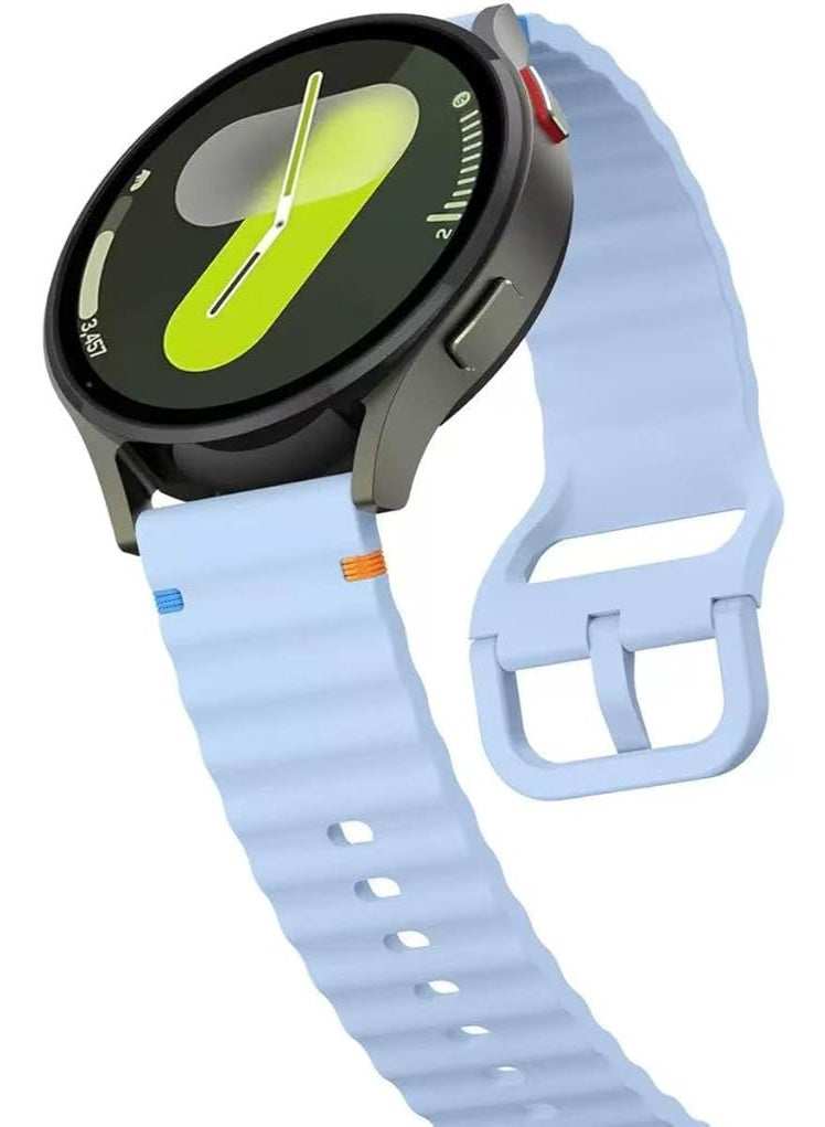 20 mm Silicone Watch Strap, Quick Release Watch Straps for Men and Women, Skin-friendly, Soft, Replacement Strap for 20 mm Compatible with Amazfit/Huawei/MI/Fossil/samsung - Image 5