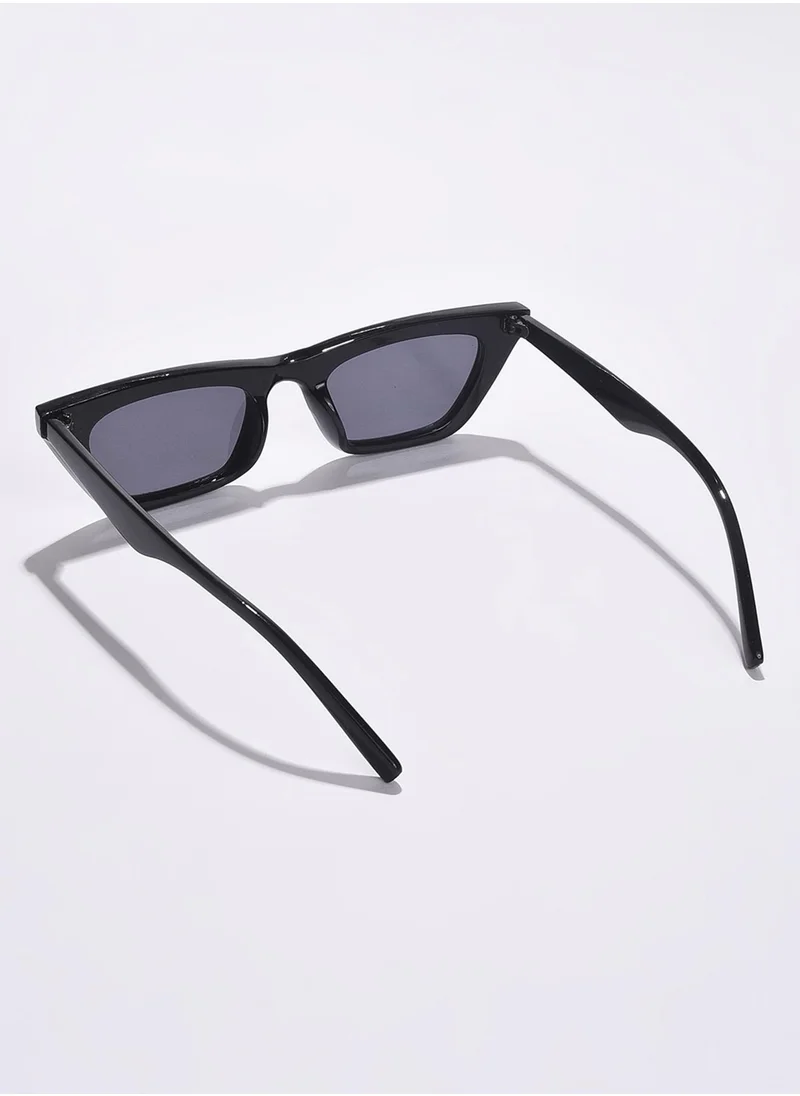Haute Sauce Black Lens Black Cateye Sunglasses