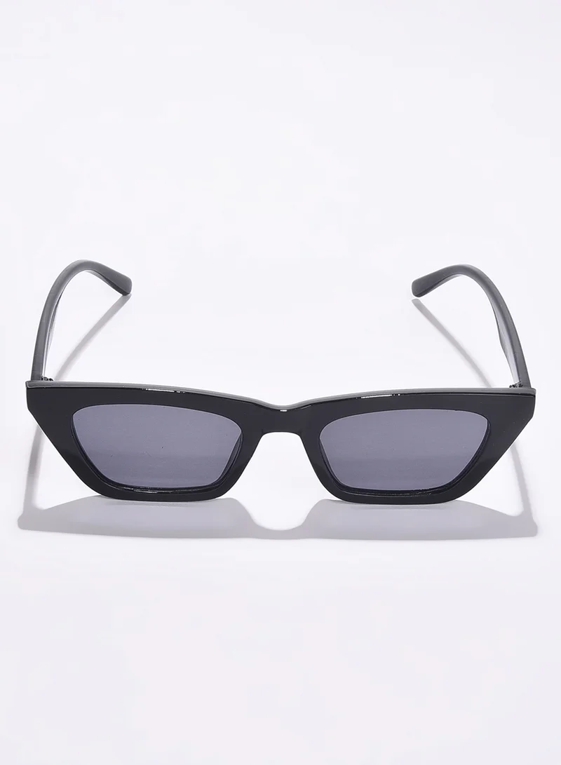 Haute Sauce Black Lens Black Cateye Sunglasses