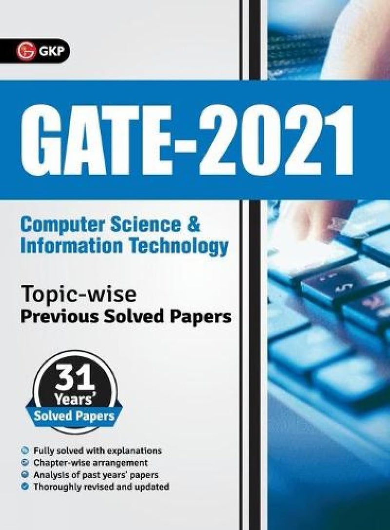 GATE 2021 - Topic-wise Previous Solved Papers - 31 Years' Solved Papers- Computer Science and Information Technology - Image 1
