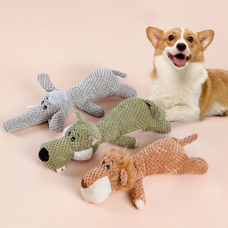 Y&D Pet Cute Stuffed Animal Toys – Durable, Indestructible Dog Chew Toys & Luxury Interactive Plush Squeaky Cat Toys for Dogs and Cats - Image 2