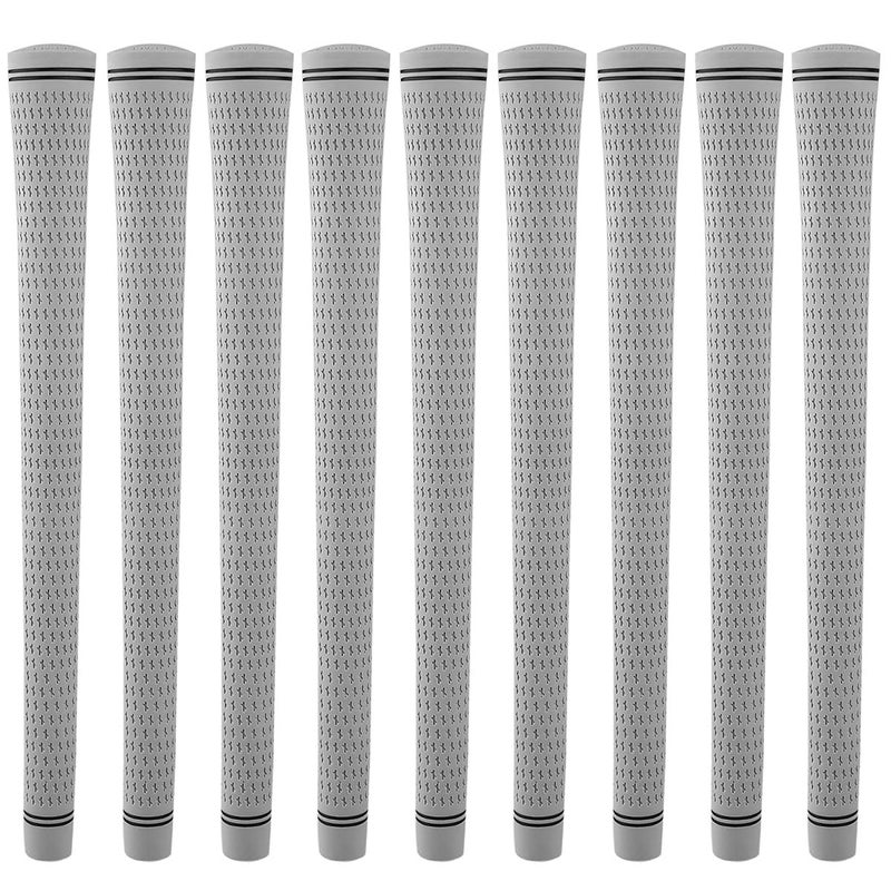 Karma Revolution 360 Gray Standard Golf Club Grips for Men, 9 Piece Set - Image 1