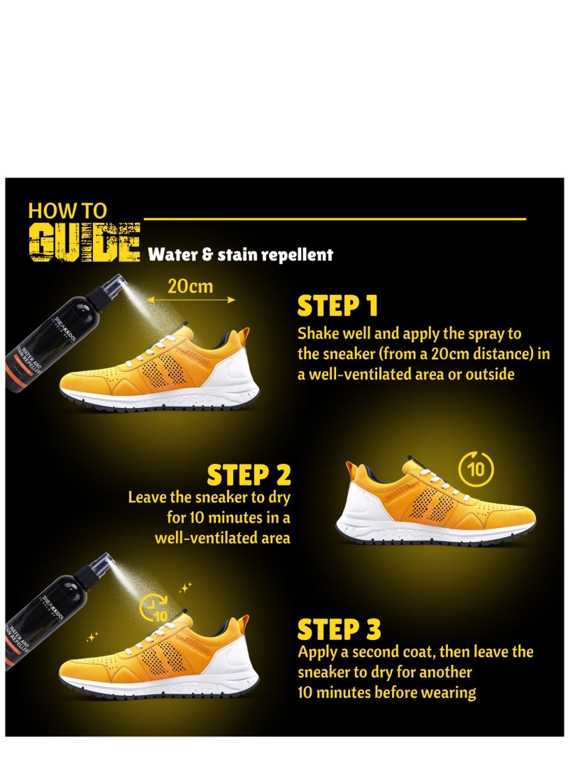 Sneakkool Premium 6-in-1 Sneaker & Shoe Cleaning Kit – Foam Cleaner, Water-Repellent, Odor Eliminator, Brush & Microfiber Towel – Safe for Leather, Suede, Canvas – Deep Clean Sneakers Fast - Image 5