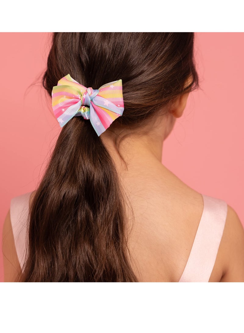 Invisibobble Slim Sprunchie Bow Let’s Chase Rainbows - Image 3