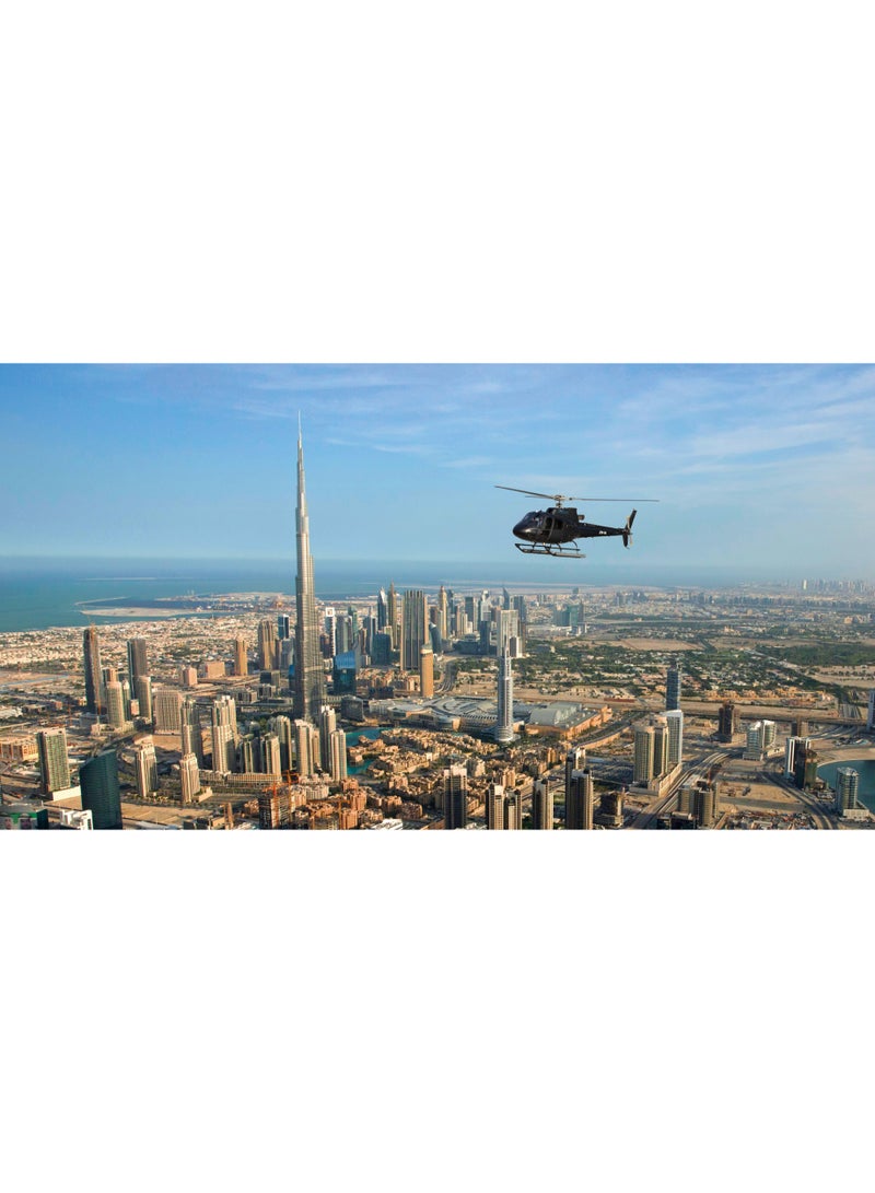 Wondergifts صندوق هدايا هليكوبتر: ارتقِ برؤيتك لمعالم دبي أو أبوظبي الشهيرة | هدية له | هدية للرجال والنساء - Image 3