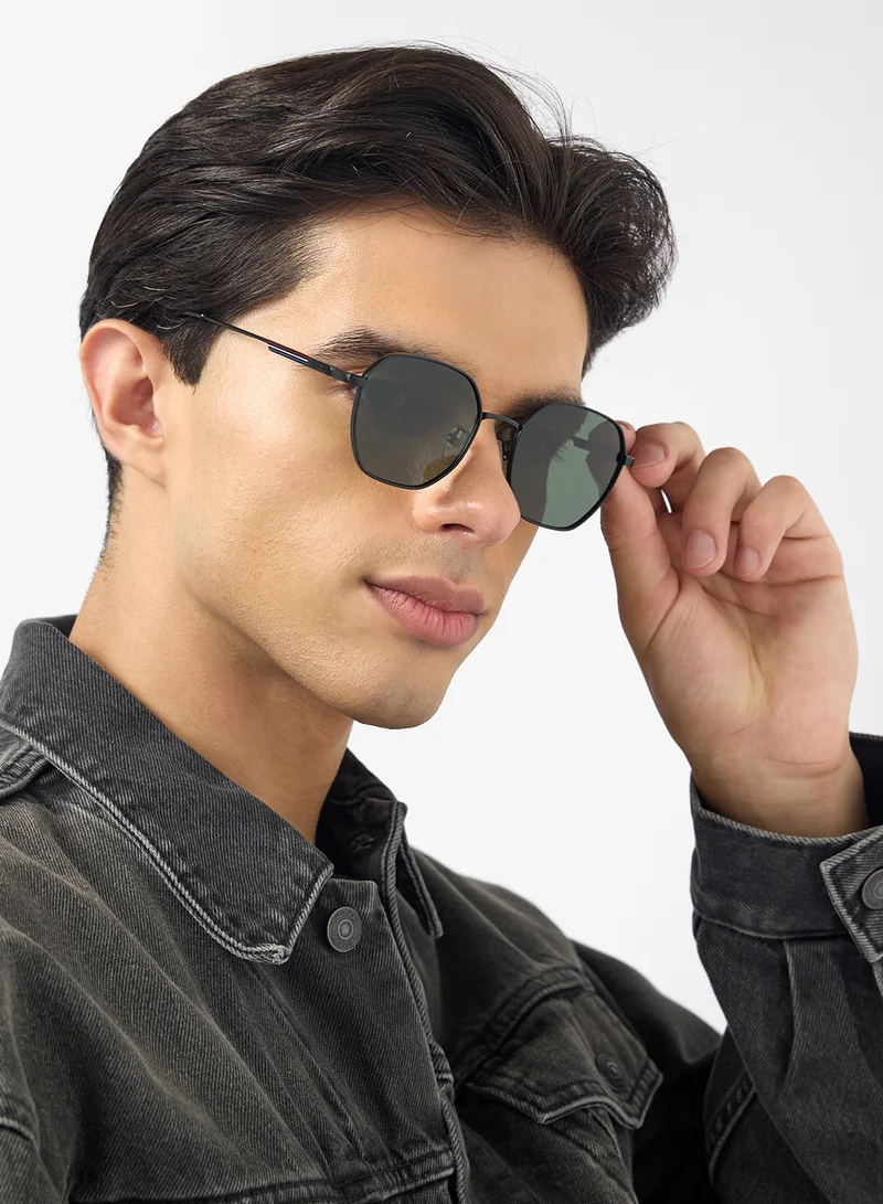 Seventy Five Polarized Lens Aviator Sunglasses