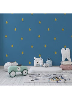 Home Gallery Millwood Pines Trees Fabric Wallpaper Covers An Area ​​Up To 4.2Mx3M With Adhesive  And Smoothing Tool  - Image 3