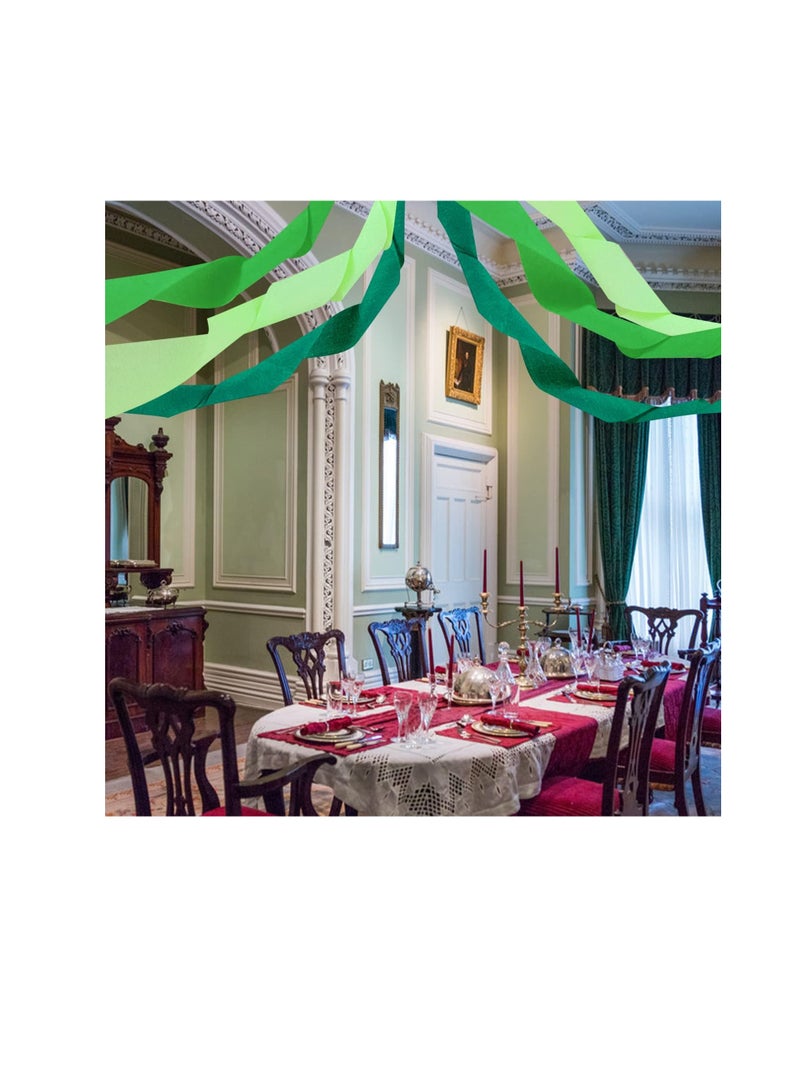 Flamingo Paper Party Streamer Serpentine 200 meter green (20 pcs)packet - Image 4