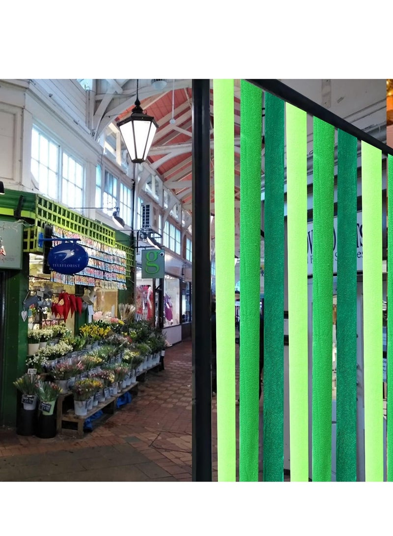 Flamingo Paper Party Streamer Serpentine 200 meter green (20 pcs)packet - Image 2