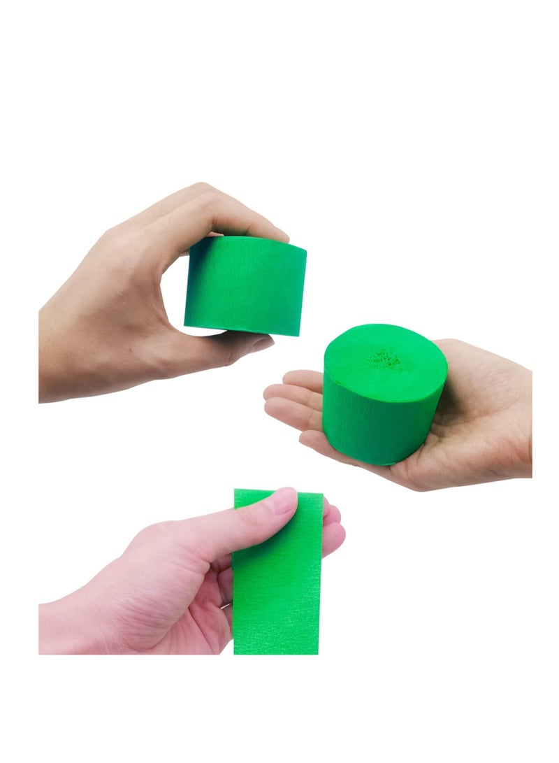 Flamingo Paper Party Streamer Serpentine 200 meter green (20 pcs)packet - Image 3