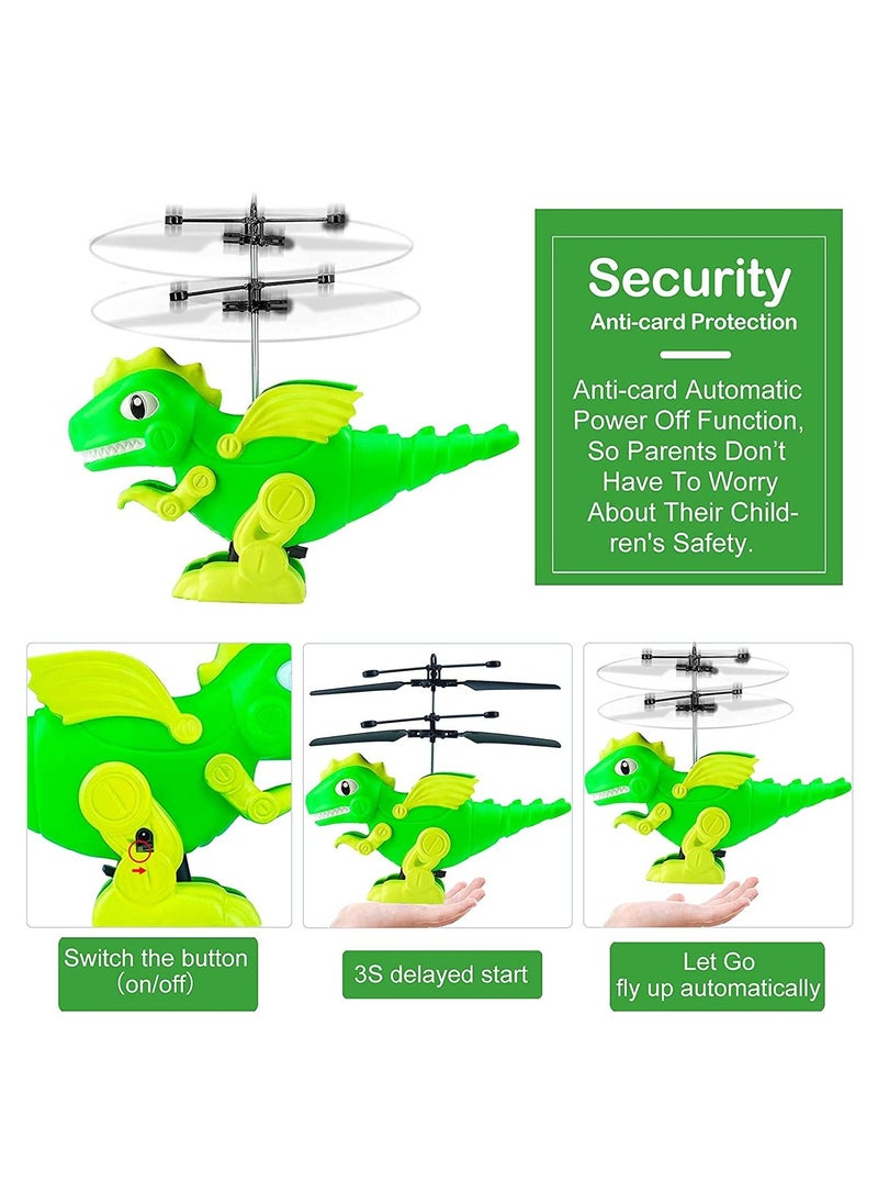 Generic - Flying Toys, Dinosaur Remote Control Helicopter, Boys Girls Rc Flying Toy Gifts, Rechargeable Flying Dragon Toy Infrared Induction Helicopter for Boys Girls 6 7 8 9 Year Old Birthday Gift - Image 1