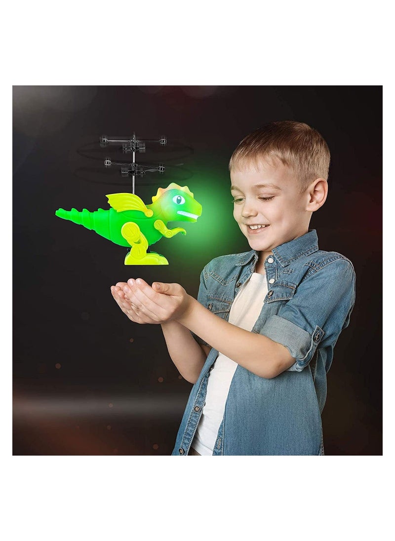 Generic - Flying Toys, Dinosaur Remote Control Helicopter, Boys Girls Rc Flying Toy Gifts, Rechargeable Flying Dragon Toy Infrared Induction Helicopter for Boys Girls 6 7 8 9 Year Old Birthday Gift - Image 1