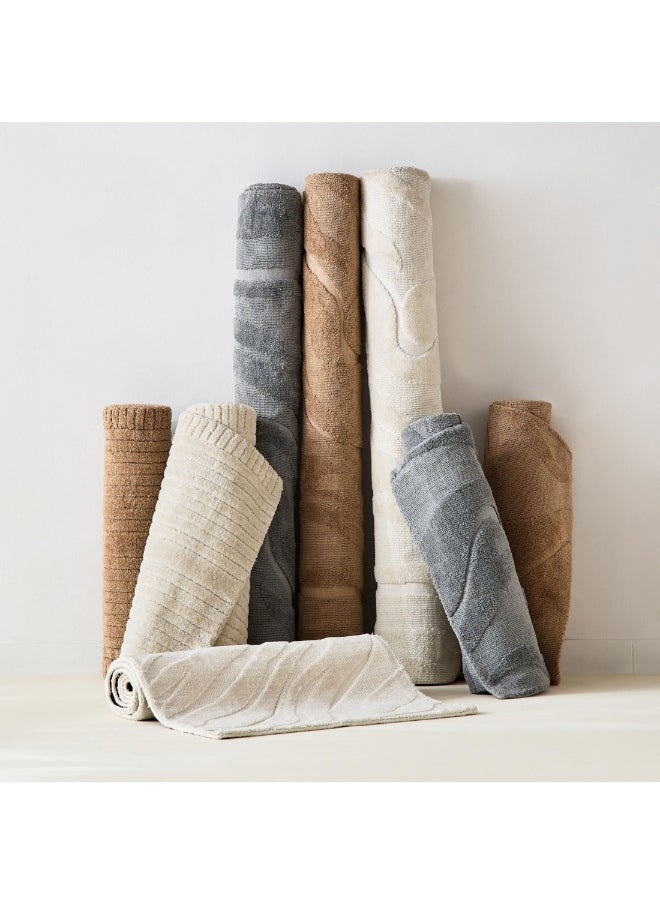 Home Box Milton Waves Knitted Microfiber Rug 150 X 200 Cm  - Image 4