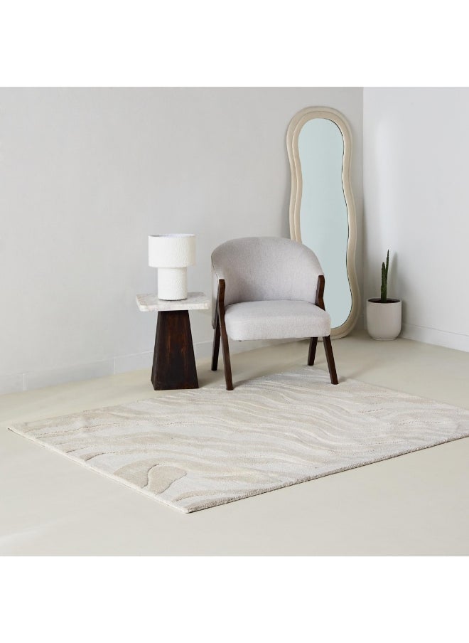 Home Box Milton Waves Knitted Microfiber Rug 150 X 200 Cm  - Image 1