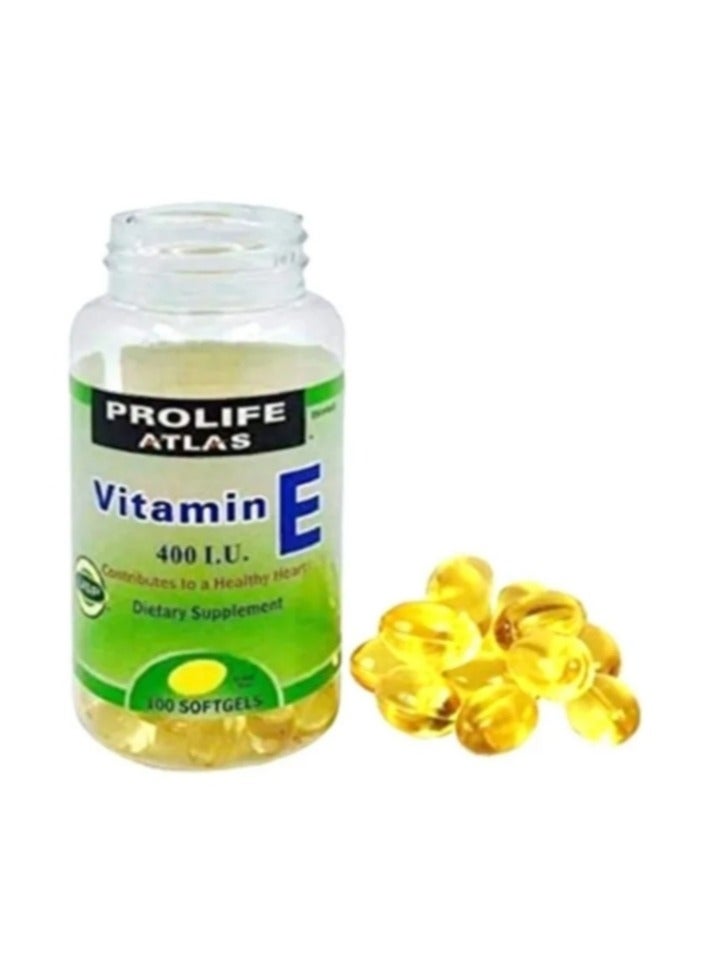 ATLAS PROLIFE ATLAS Vitamin E 400IU X 100 Softgels - Image 2