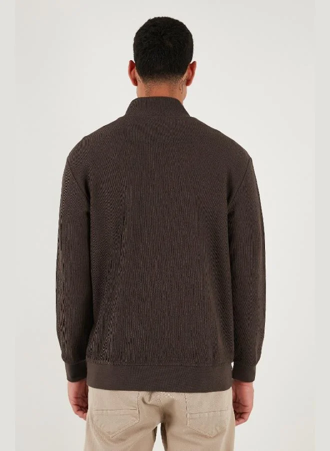 Buratti  Buratti Cotton Regular Fit Half Zipper Stand Collar 2-Pack Sweat Men's SWEAT 5905716S2 for Men | Best Price UAE