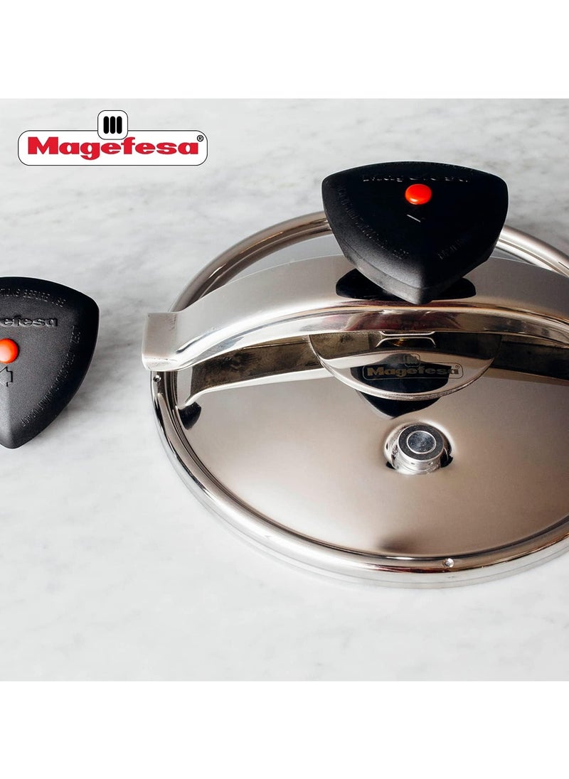 Magefesa 6Liters Magefesa Star – Traditional Pressure Cooker 6 l black, stainless steel |6 Litre Cooker Cookware Kitchen Pressure Cookers Black, Stainless Steel  - Image 3
