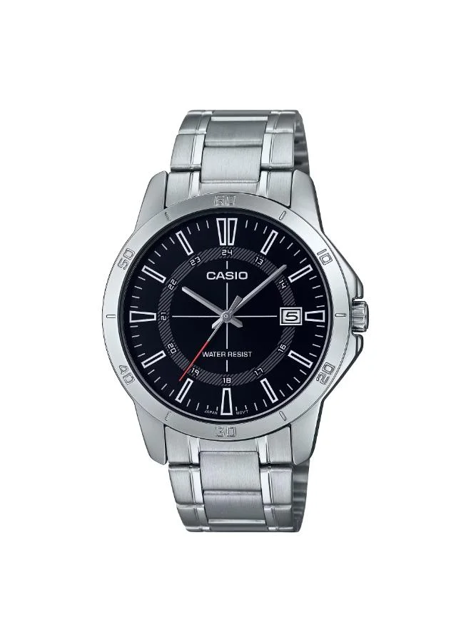 كاسيو Men's Stainless Steel Analog Watch MTP-V004D-1CUDF - 38 mm