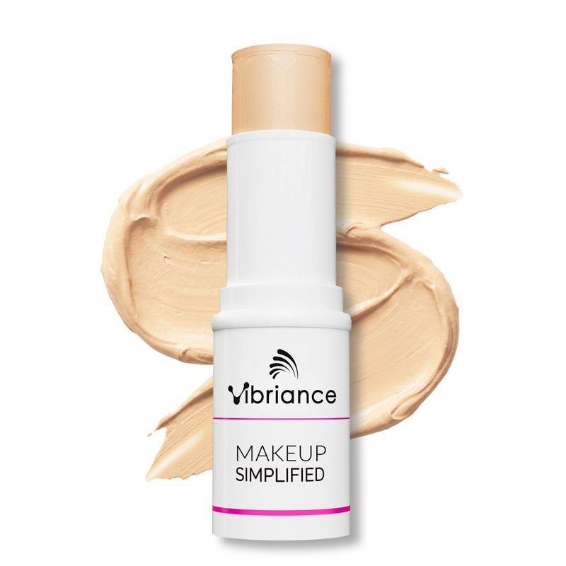 Vibriance Complexion Sticks - Foundation for Mature Skin - Sheer, Buildable Coverage Face Makeup Foundation for Older Women - 3-in-1 Base, Contour, Concealer - Light - Image 1