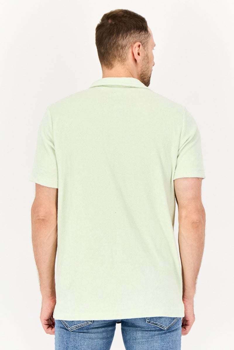 VANS قميص رجالي كاجوال بأكمام قصيرة بتصميم كلاسيكي، كريمي - Image 3