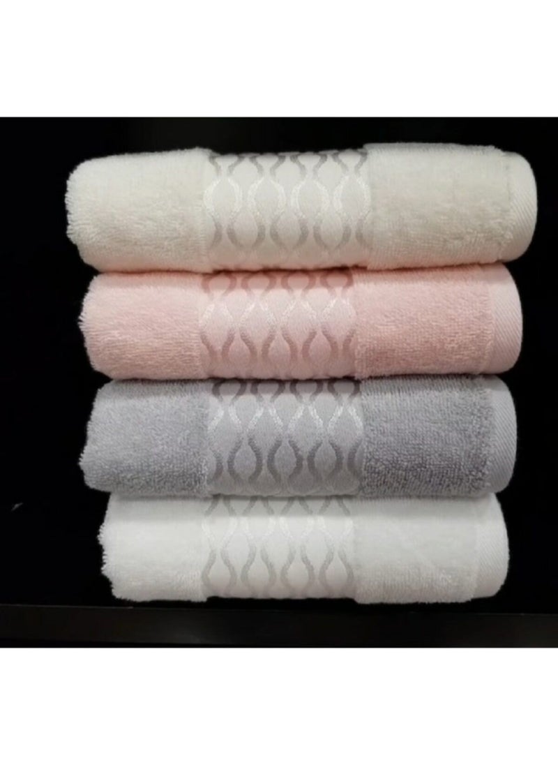 Elissa 4 Pieces Hand Face Towel - 50X80 cm - pzsku/ZCE3E26F19549B5E7296DZ/45/_/1740652428/dbcec60b-c476-4d8e-9698-8f01aba346f2