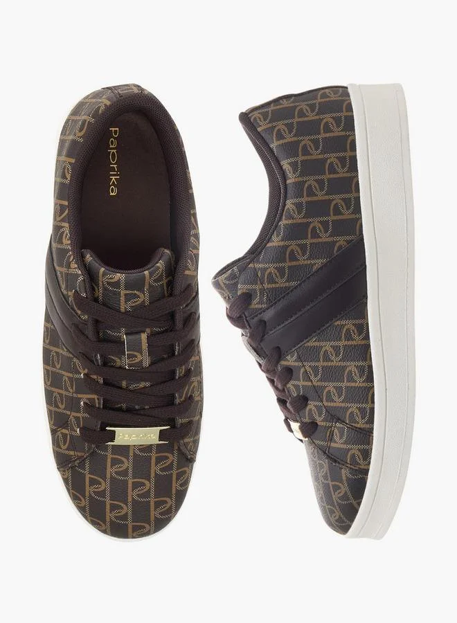 بابريكا Women Lace-Up Ankle Sneakers