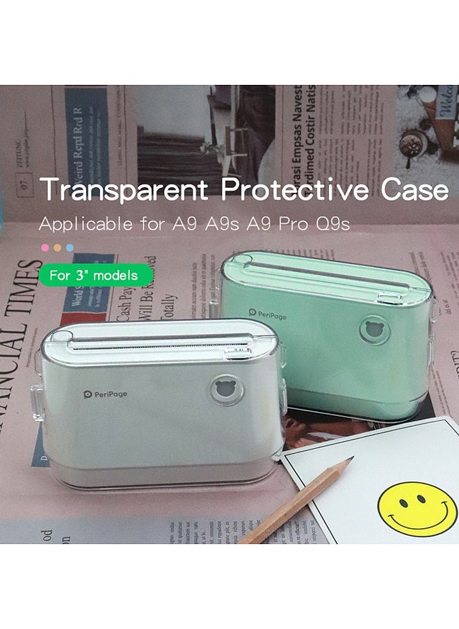 PeriPage Transparent Protective Case Cover with Portable Hand Rope for A9/A9s/A9 Pro/Q9s Mini Pocket BT Thermal Printer Label Maker  - Image 3