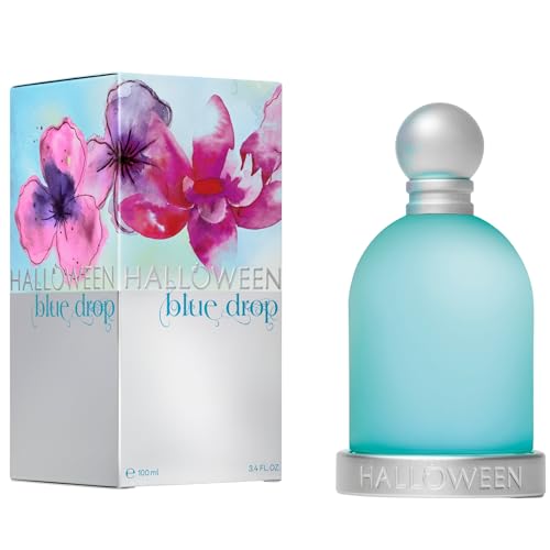 Halloween Blue Drop Eau de Toilette For Women. Citrus and Floral Fresh Long Lasting Fragrance with Notes of Green Apple, Jasmine and Cinammon, 3.4 Fl Oz - Image 1