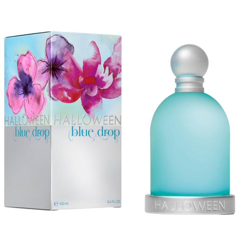 Halloween Blue Drop Eau de Toilette For Women. Citrus and Floral Fresh Long Lasting Fragrance with Notes of Green Apple, Jasmine and Cinammon, 3.4 Fl Oz - Image 2