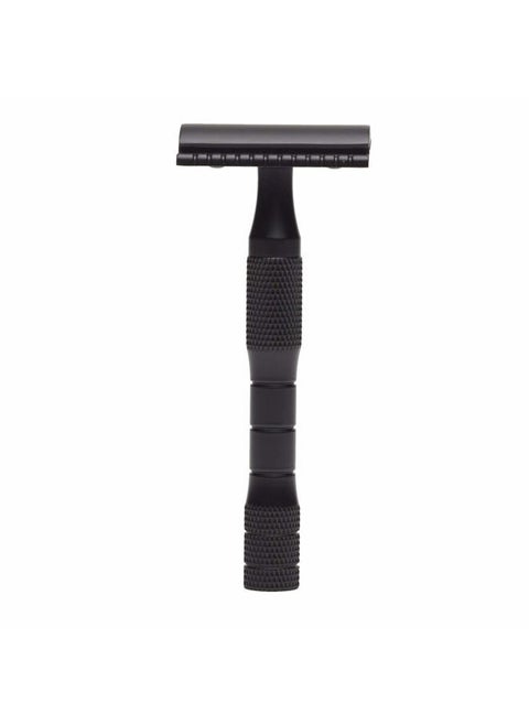 Safety Razor, Single-Blade, Made of Brass, Long-lasting and Sustainable -Black