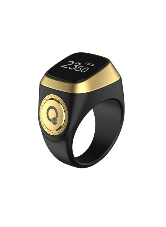 iQIBLA iQIBLA E01 BK20# Smart Tasbih Counter Ring 💍 with OLED Display, Bluetooth V5.1, Waterproof Design 💧, 45mAh Battery, and Max Count 65,000 🔢 - Image 1