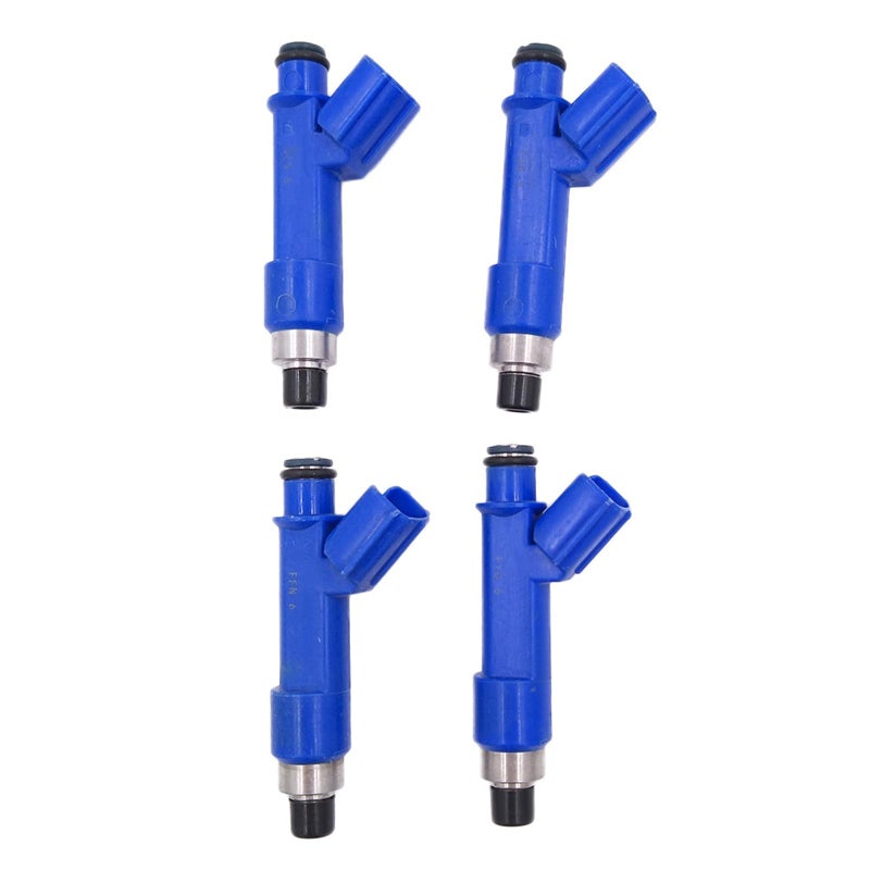 JESBEN 2320921040 FJ806 4pcs Set Petrol Nozzles Fuel Injector 12 Holes Replacement for Yaris 15L 20062014 Corolla 18L 20002015 2325021040