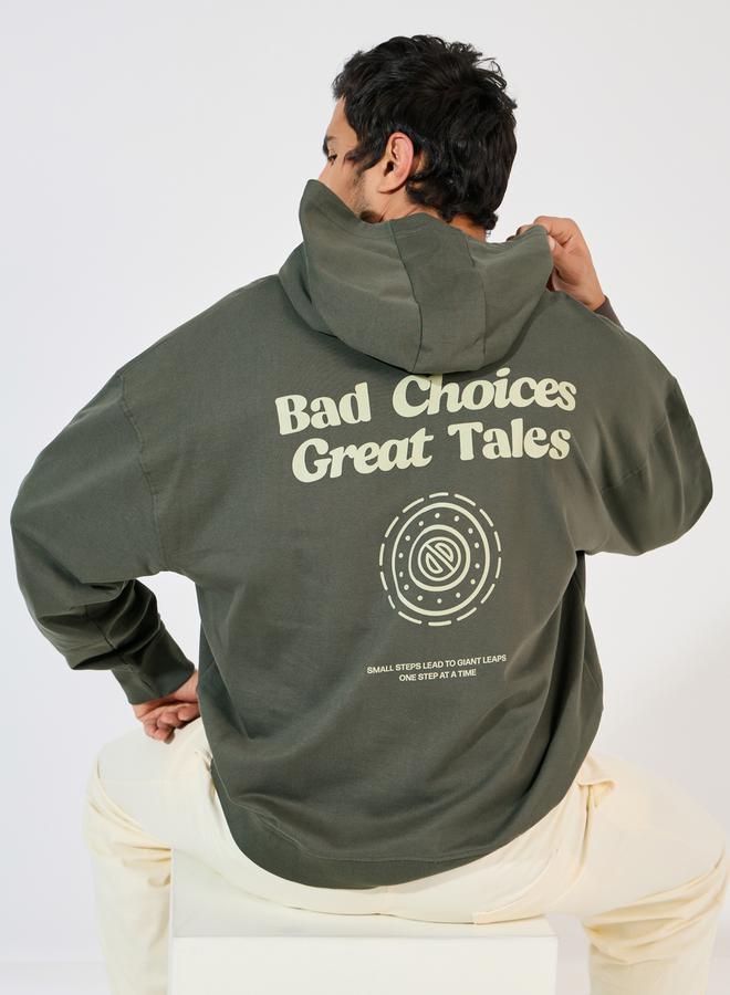 ستايلي هودي بقصة فضفاضة وطبعة جرافيك - Image 2